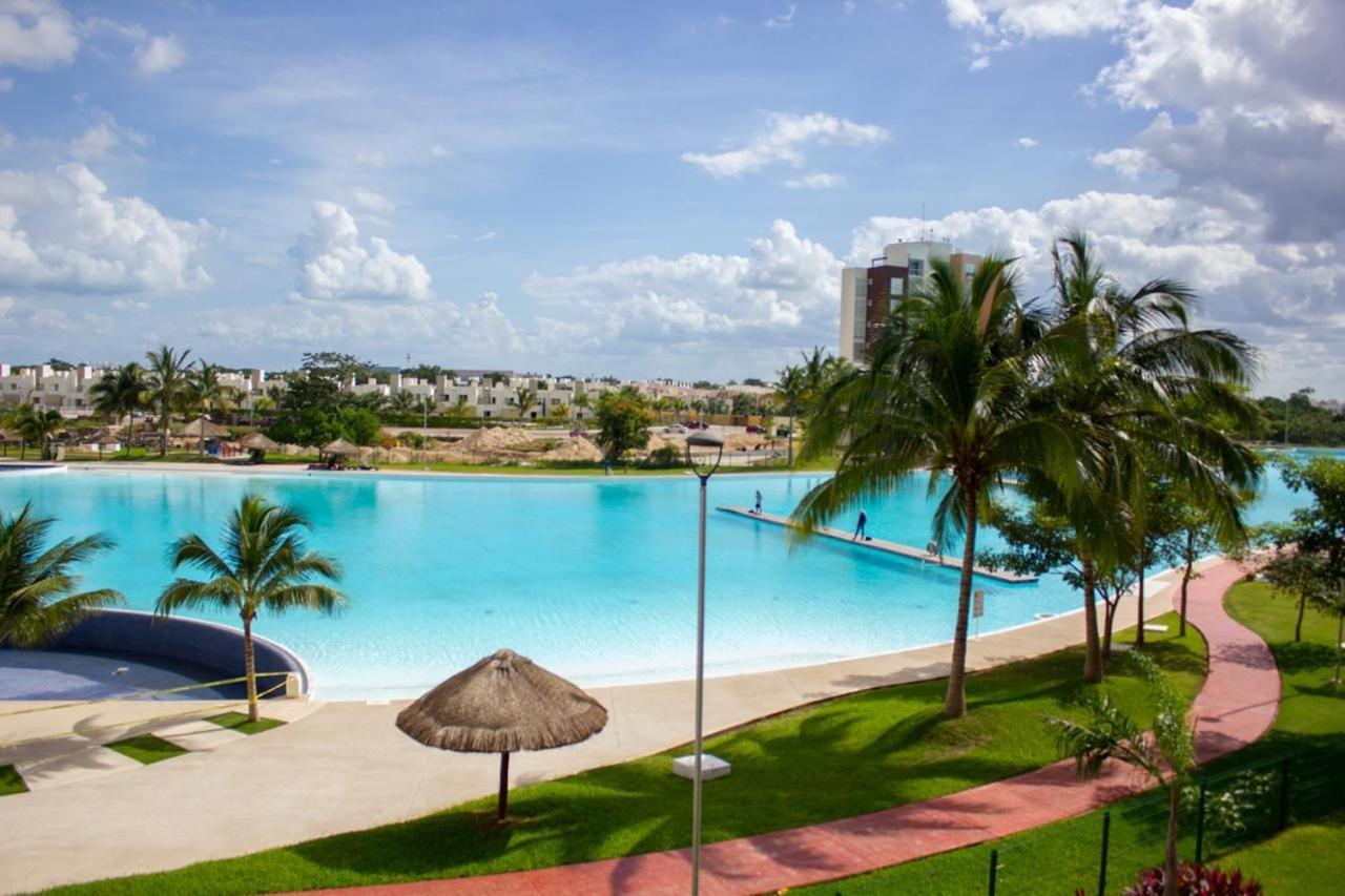 Departamento En Cancun Con 7 Albercas Tipo Playa Y Laguna מראה חיצוני תמונה