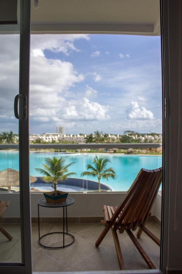 Departamento En Cancun Con 7 Albercas Tipo Playa Y Laguna מראה חיצוני תמונה